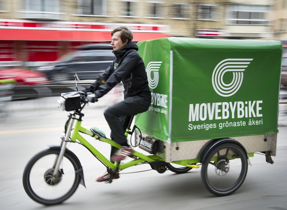 Cyklande serviceföretag ny storstadstrend